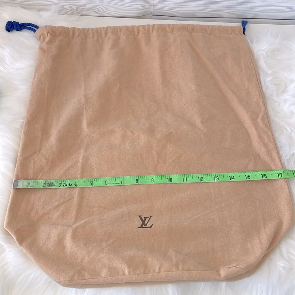 Louis Vuitton Tan Drawstring‎ Dust Bag